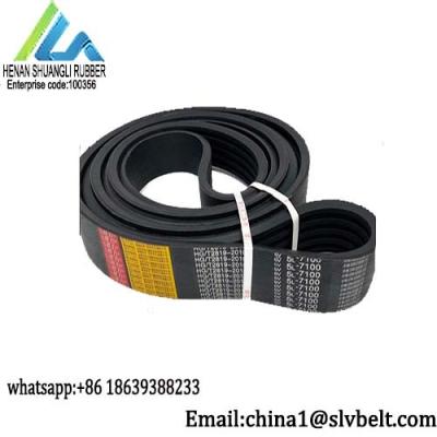 China 2L To 15L Rubber 5V V Belt  Wrapped Joined V Belt Standard HG/T3745-2011 for sale