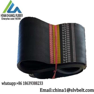 China ISO9001-2015 8V 2L/3L/4L/5L V Belt Length 100-532inch Machine V Belts for sale