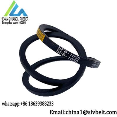 China Rubber Transmission V Belt SPB Customization Length 49- 331inch  For Engine for sale