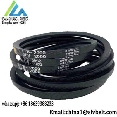 China Top Width 17mm Thickness 14mm SPB V Belt  GB/T12730-2018 Wrapped V Belt for sale