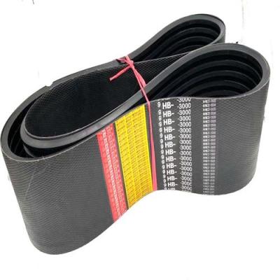 China Classical Narrow Wrapped Banded Power Drive Belts Rubber for sale