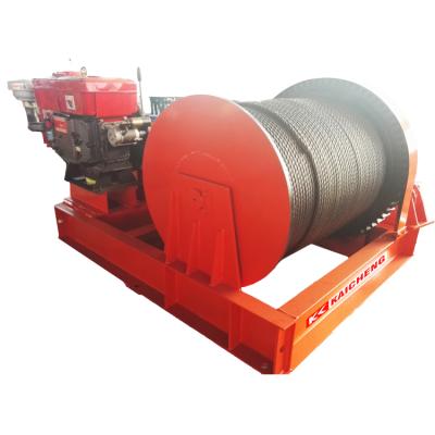 China Hotels Engine Powered Winch / Gasoline Winch / Diesel Winch for sale