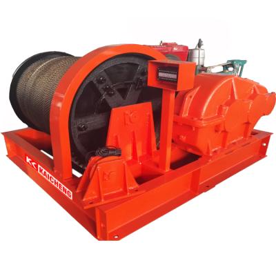 China Hotels 10ton Diesel Engine Powered Winch For Marine , Construction , Mining for sale