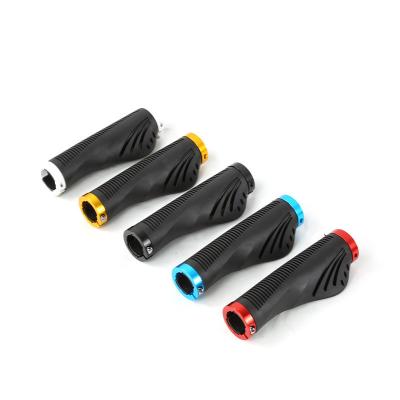 China Custom Non-slip Handle Grip Bike Bicycle Bike Grip Grips Rubber For Handlebar Bicycle Bike Grips for sale