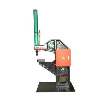 China Pneumatic Building Material Shops Desktop Clinging Copper Sheets / Metal Hydraulic Riveting And Punching Machine for sale