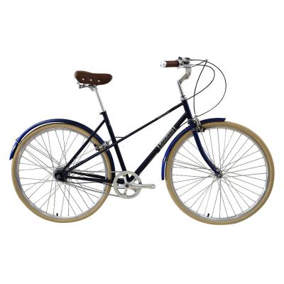 China Classic Girl Steel City Bikes Deep V ISO Coaster Brake 700C for sale