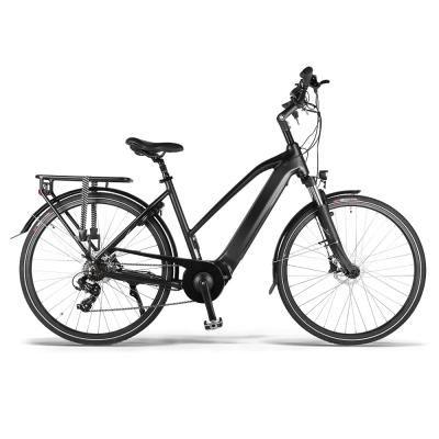 China 700W Electric City Bicycles 7 Speed Hydraulic Disc Brake for sale