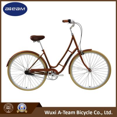 China 24 Inch 3 Speed Commuter Women Steel City Bikes Coaster Brake for sale