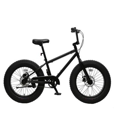 China Black 700C 20 Fat Tire Bike Chromoly Single Speed for sale