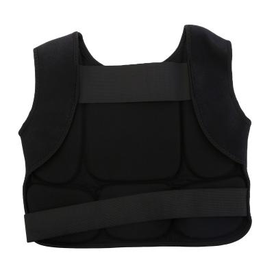 China Various Good Quality Injury Relief Injury Soft Soft Sports Safety Black Custom Chest Guard for sale