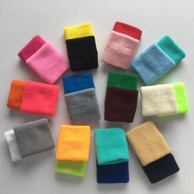 China High Elastic Custom Cotton All Kinds Of Color Wrist Guard Sweatbands Head Sweat Bands for sale