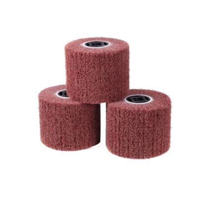 China Fine Polishing Stainless Steel Surface Grinding And Woodworking Grinding Special Non-woven Fabric High Quality Abrasive Grinding Wheel for sale