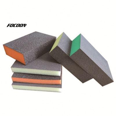 China Anti-Static Aluminum Oxide Make To Order Sponge Block Abrasive Sanding Sand Block for sale