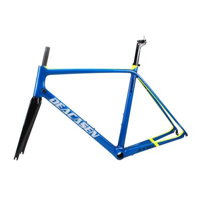 China Road Bikes C-brake Road Bike Frame OEM Carbon Road Frame Carbon Gravel Bike High Quality fram For Bicycles for sale