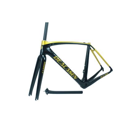 China Road Bikes 49/52/54/56 Cm Bike Parts 49/52/54/56 Cm Bike Parts Carbon 700c Bike Frame Matte Road Disc Brake Road Bikes Frame for sale