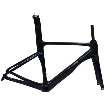 China Road Bikes New Arrival Disc-brake Carbon Fiber Bike Bicycle Frame All Internal Cable Carbon T700 Cargo Bicycle Frame for sale