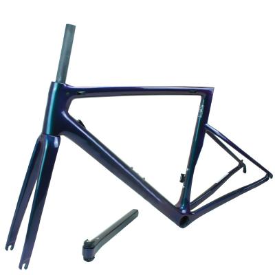 China Road Bikes New Arrival 700c roadbike carbon roadbike 700c carbon road bike frame post mount U-brake frame bicycle carbon for sale