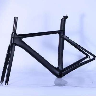 China Road Bikes Wholesale Matte Carbon Road Bicycle Frame Frame 700C 700*23mm Max Tire Road Bike Carbon U-Brake for sale