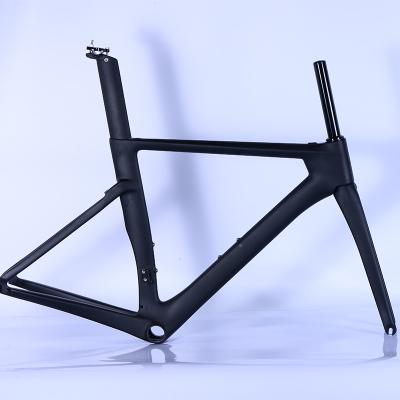 China Road Bikes Factory Direct Supply U-brake Road Bikes Internal Cable Carbon Fiber T700 Road Frame 700c U-brake Road Bike Frame for sale