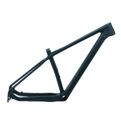 China New Design Mountain Bikes Disc-brake 14 Inch Internal Cable 15.5 16.5 17.5 19.5 Inch Carbon Mtb 27.5ER Frame Thru-Axle Frame Carbon Bike Frame for sale