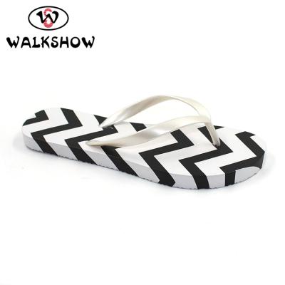 China Light Weight Customize PVC EVA Stylish Fashion Wedding Lady Flip Flop Custom Beach for sale