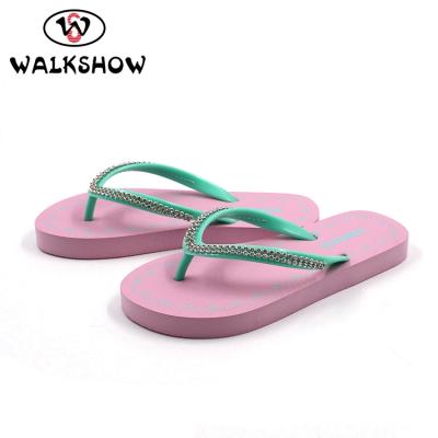 China Waterproof Simple Children Kids Slipper Fashion Naked Beach Little Girl Flip Flop for sale