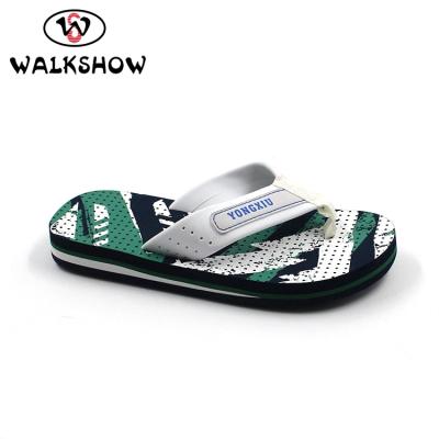 China Custom Kids Waterproof Logo PVC Flip Flop Personalize Beach Natural Wholesale for sale