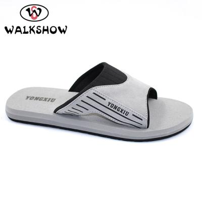 China Warmer Brand Man Lightweight Soft Rubber Top Sandal Slipper For Old People for sale