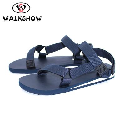 China Printed textile rubber summer pe stylish sandal for man for sale