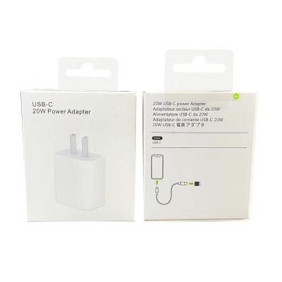 China Mobile Phone Power Adapter PD 20W USA Fast Charger Type-C PD USB-C Wall Plug Adapter Fast Charger For iPhone 8/X/XS/SR/XS MAX/11/ 12/13 for sale