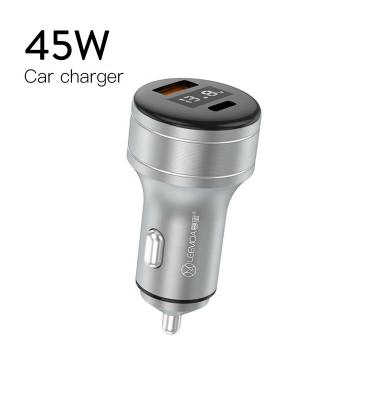 China New China-chic custom made high quality QC3 car charger cigarette plug power adapter 45W. 0 USB+C fast charging cars charging usb c car charger for sale