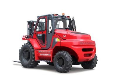 China 3Ton 4 Wheel Drive Rough Terrain Fork Lifts For Work Outdoors In Rain Frost And Heat for sale