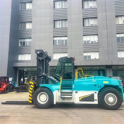 China Lithium Ion Battery 25 Ton 28 Ton 30 Ton Heavy Duty Electric Forklift Lift 4M 6M Electric Counterbalance Trucks for sale