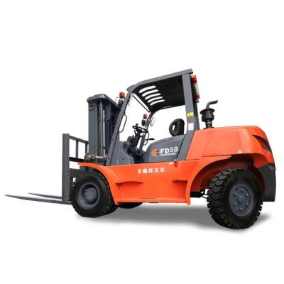 China Diesel 3t 5t 10t Compact Forklift For Heavy Duty Handling Counterbalance Lift Truck for sale