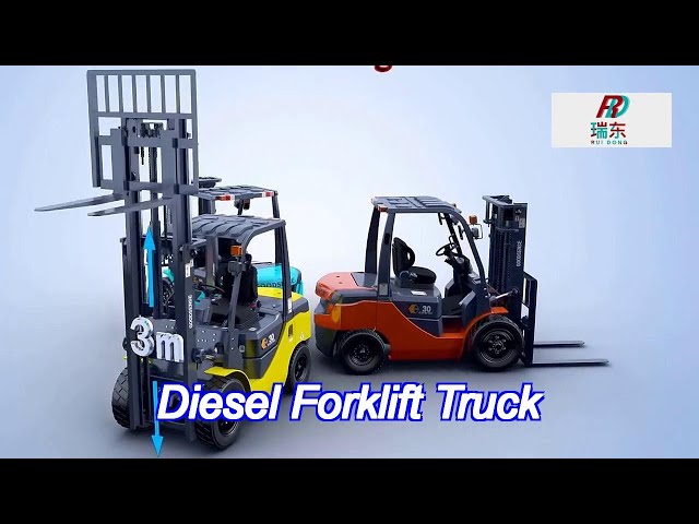 goodsense propane forklift 3.5 ton epa engine lpg gas fuel fork lift 3-6 m lifting height