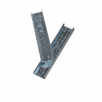 China Traditional Sale Galvanized Steel Ceiling Framing Channels Main Runner For Gypsum Board System Size 50 for sale