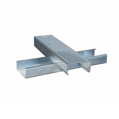 China Traditional Keel Steel C Channel Metal For Ceiling System Height 60 Head Runner Galvanized Steel Strip for sale