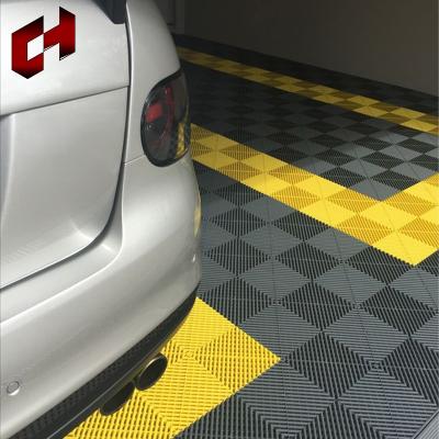 China Plastic Garage Flooring 500 Mm Gray 40X40 Garage Ch Garage Flooring Carpet Tiles Anti-Slip Industrial Waterproof Detailing for sale