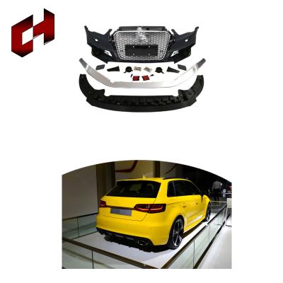 China Factory-direct popular widening widening rear ch bar products rear lights ch bar cover body kits for Audi A3 2014-2016 to Rs3 for sale