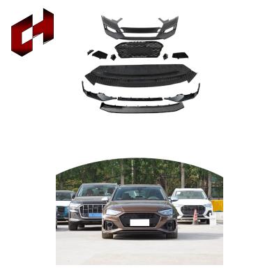 China Factory-direct headlight wide fender widening skirt side rise ch bar Svr cover rear body kits for Audi A4 2017-2020 to Rs4 for sale