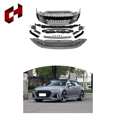 China Factory-Direct Svr Ch Rise Cover Widening Bumper Tail Lights Skirt Exhaust Side Body Kits For Audi A6L 2019-2021 To Rs6 for sale