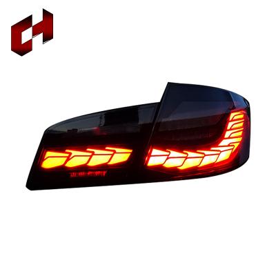 China PMMA+ABS+Aluminum CH High Brightness LED Tail Lights Brake Turn Signal Car Tailgate Light Red Rear Through Lamp For BMW 5 Series 2011-2017 for sale