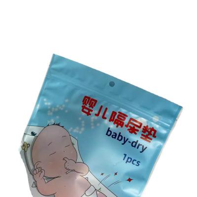 China Cheap Disposable Compostable Safety Babies Diapers Packaging Bags / Sanitary Napkin Tissue Paper Packaging Plastic Bags for sale