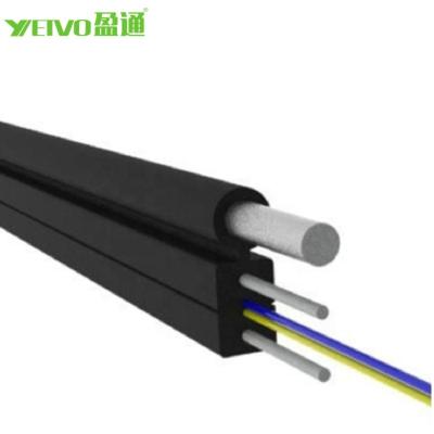 China LSZH Interfaces Cable Ftth Cable 2 4 Core SM Fiber Optic Cable for sale