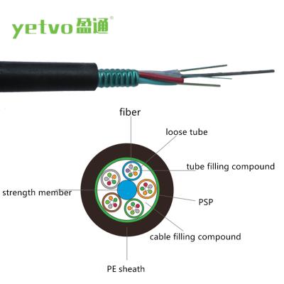 China OFC Fiber Optic Cable Product Layer Stranded Fiber Cable GYTS for sale