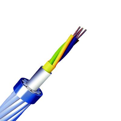 China Aerial OPGW Yetvo Over Tower Communication Fiber Optic Cable Ground Wire ASC Cable for sale