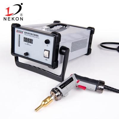 China Hotels Spot Semi Automatic Ultrasonic Welding Portable Hand Held Welder For Plastic for sale