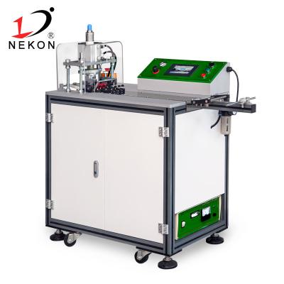 China Automatci High Speed ​​Non Woven Rubber PVC Texitil Fully Tape Zipper Label Cloth Cutter Machine Ultrasonic Cut Machine for sale