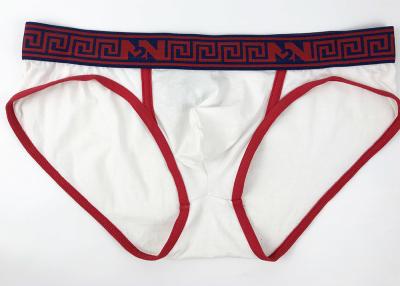 China Ropa interior para hombre del bikini del deporte de la pretina negra atractiva con estiramiento de 4 maneras en venta