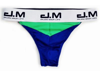 China Comfortable Cotton Mens Thong Underwear L Size With Low Waistband for sale